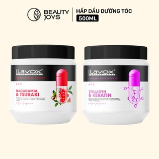 Hấp dầu dưỡng tóc lavox 500ml, suôn mượt, phục hồi tóc