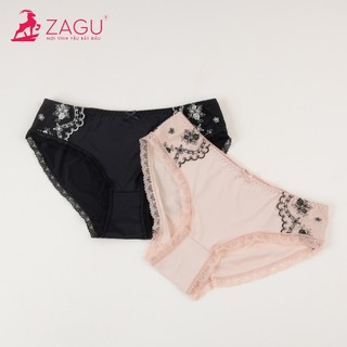 Quần lót nữ thun lạnh ren thêu cao cấp ZAGU 624