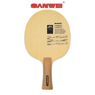 Cốt vợt bóng bàn Canon Carbon tiêu chuẩn chính hãng Sanwei 3 lớp gỗ + 2 carbon SC13