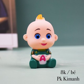 Sale em bé trai chữ A trang trí bánh kem