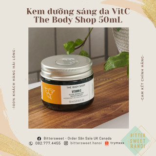 [bản mới bill US] Kem Dưỡng Trắng Sáng Da Vitamin C Glow Boosting Moisturiser The Body Shop 50Ml