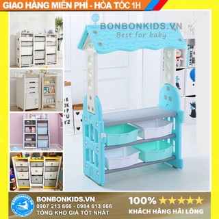 [DỌN KHO THANH LÝ] Kệ đồ chơi Newber, Kệ đựng đồ chơi cho bé nhiều mẫu
