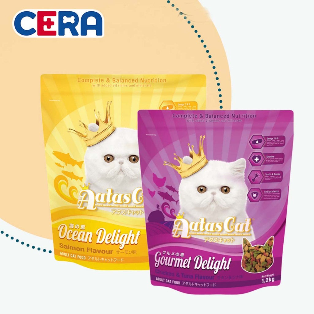 Thức Ăn Hạt Aatas Cat Singapore Delight 1.2 Kg