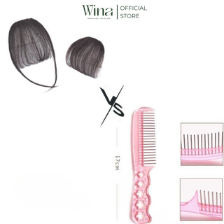 Combo Tóc Mái Thưa Thật - Lược Đinh WINA CBLDMT-1