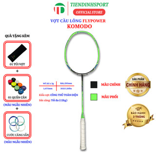 Vợt cầu lông Flypower Komodo chính hãng căng sẵn cước