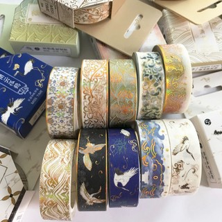 Băng dính washi tape nhũ Nhật Bản WST121