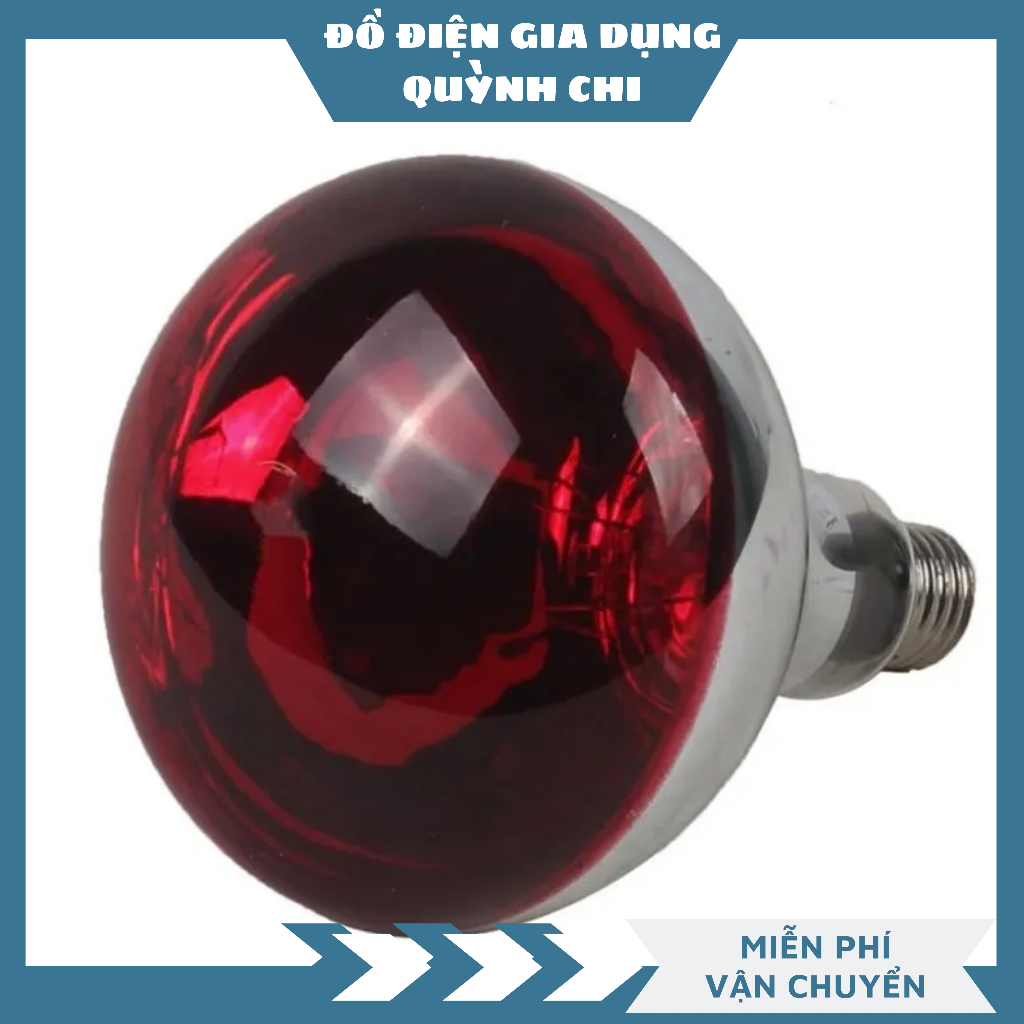 Bóng đèn hồng ngoại úm gà Sao Việt sưởi ấm gia súc gia cầm nhiều công suất 45W 75W 150W 175W 250W tiết kiệm năng lượng
