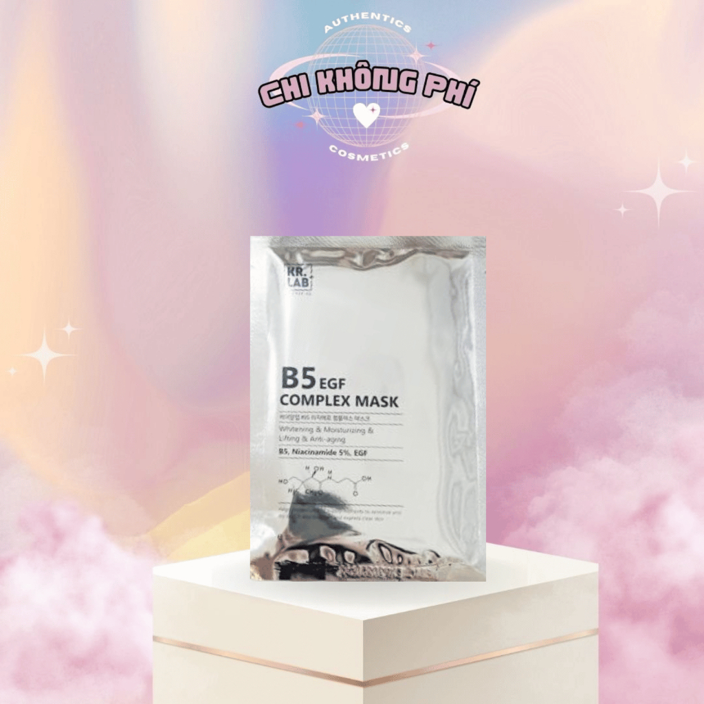 Mặt Nạ Mask B5 Kr.lab B5 Niacinamide EGF Complex - Combo 10 Miếng