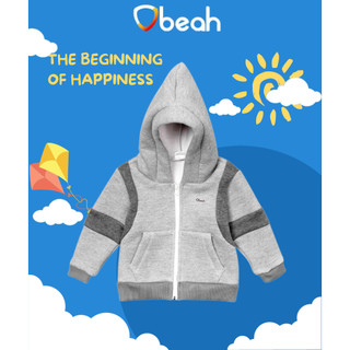 Áo khoác nỉ thu đông Obeah cho bé trai sơ sinh tới 24m