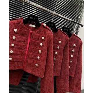 Áo khoác dạ tweed nữ - áo khoác dạ nữ dáng ngắn 2 lớp cao cấp a288