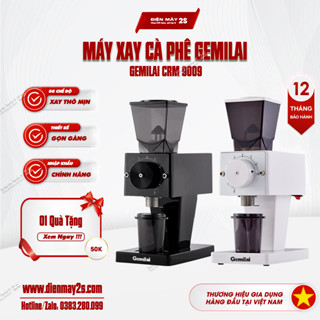 [HCM-Hàng sẵn] Máy xay cà phê, Máy xay cafe Gemilai CRM 9009 - Sử dụng pha phin hoặc pha máy Espresso - Hàng chính hãng