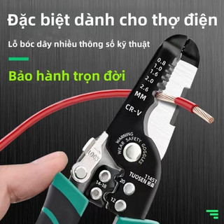 Kìm tuốt dây điện đa năng,kìm cắt cáp chất lượng cao-kiềm cắt dây điện