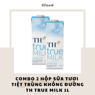 Th true milk sữa tươi tiệt trùng nguyên chất không đường 1l