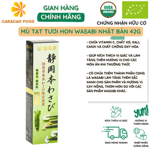 Mù tạt tươi hon wasabi nhật bản 42g, mù tạt cao cấp ăn sushi và sashimi.