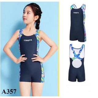 Bộ bơi sát nách bé gái, hãng yingfa, chất co giãn 4 chiều, size từ 18 đến 43kg