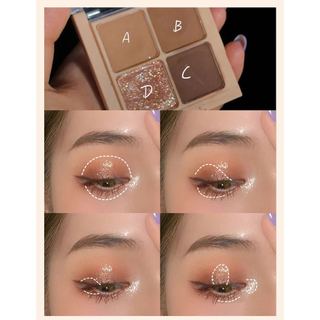 Phấn mắt 4 ô DIKALU
