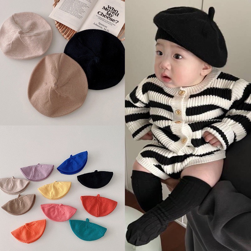 Mũ nồi len phong cách hàn quốc cực xinh cho cả bé trai và bé gái