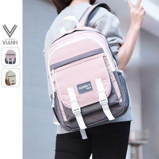 Balo nữ thời trang đẹp đi học đi làm gọn nhẹ nhiều ngăn size to để laptop 14 15.5 inch Gumely G11 ViAnh Store