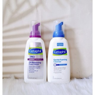 [Hàng Mỹ XT] Sữa rửa mặt dạng bọt Cetaphil cho da dầu 237ml.