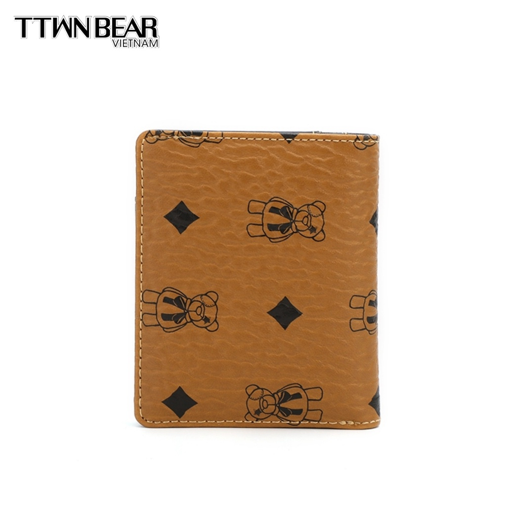 Ví câm tay nhiều ngăn mini đựng thẻ TTWN BEAR chính hãng - TT2236