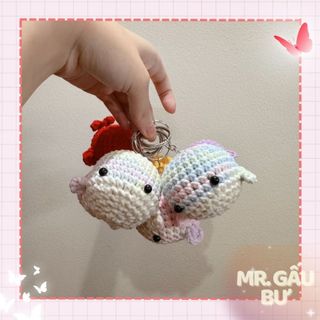 (Có sẵn) Móc khoá Cá Voi & Bạch Tuột