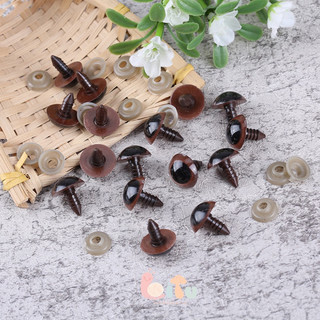 Mắt thú xoắn nâu kèm chốt | 3k/5 đôi