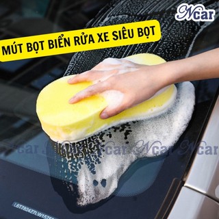 Miếng mút bọt biển rửa xe chuyên dụng loại lớn - mút bọt biển rửa xe ô tô và xe máy chống xước tạo bọt