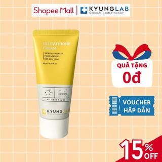 Kem dưỡng trắng da mờ nám tàn nhang KyungLab Glutathione Cream 50ml giúp hỗ trợ làm sáng và đều màu, cải thiện sắc tố da
