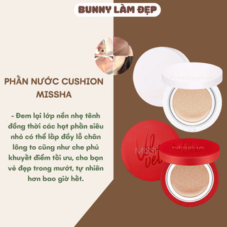 Phấn nước/ cushion kiềm dầu che phủ cao missha cushion spf50+/pa+++ 15g , no 21, 23 chính hãng