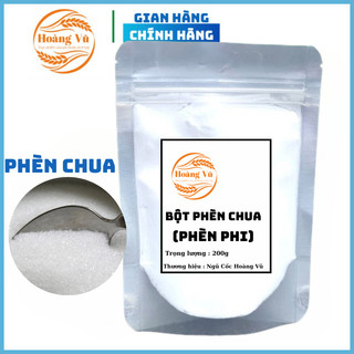 Bột phèn chua chưng cất phèn phi nguyên chất, phèn chua dạng bột sống túi 500g