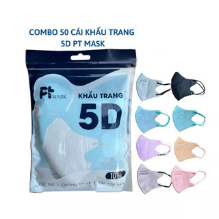 Khẩu trang 5d pt mask 100 cái