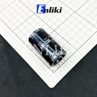 Tụ 330uf 450v chân cứng kích thước 30x50mm