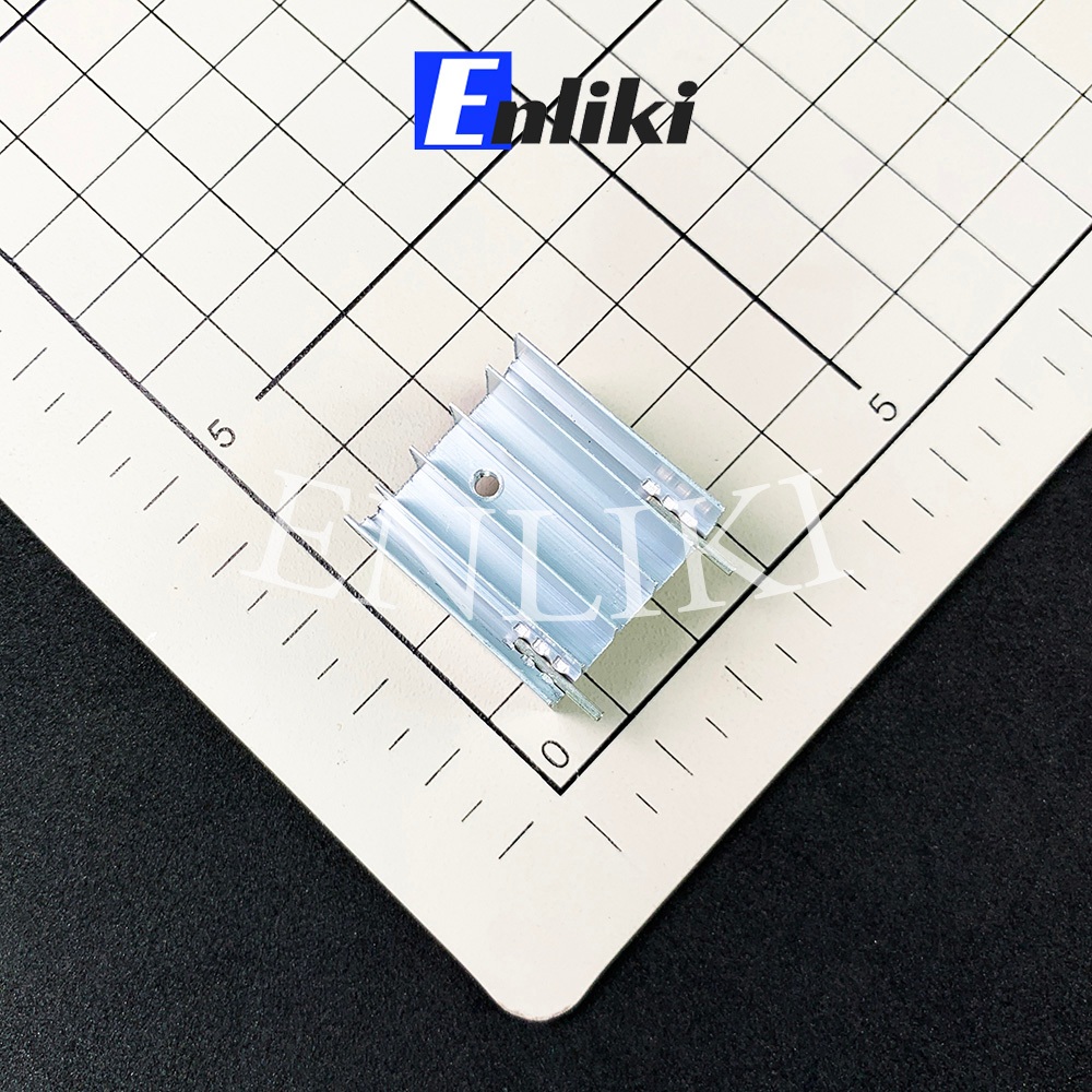 Tản Nhiệt Nhôm TO247 23x16x25mm Trắng