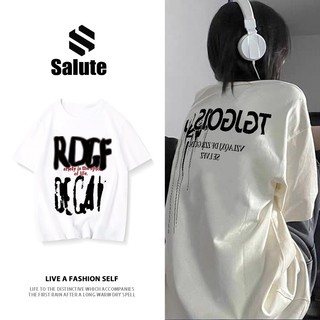 local brand Salute Áo thun Trắng unisex form rộng áo phông tay ngắn vintage ngầu Y0657
