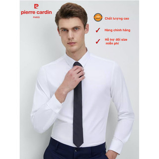Áo sơ mi nam chính hãng Pierre Cardin dáng slim, dài tay, chất cotton mềm