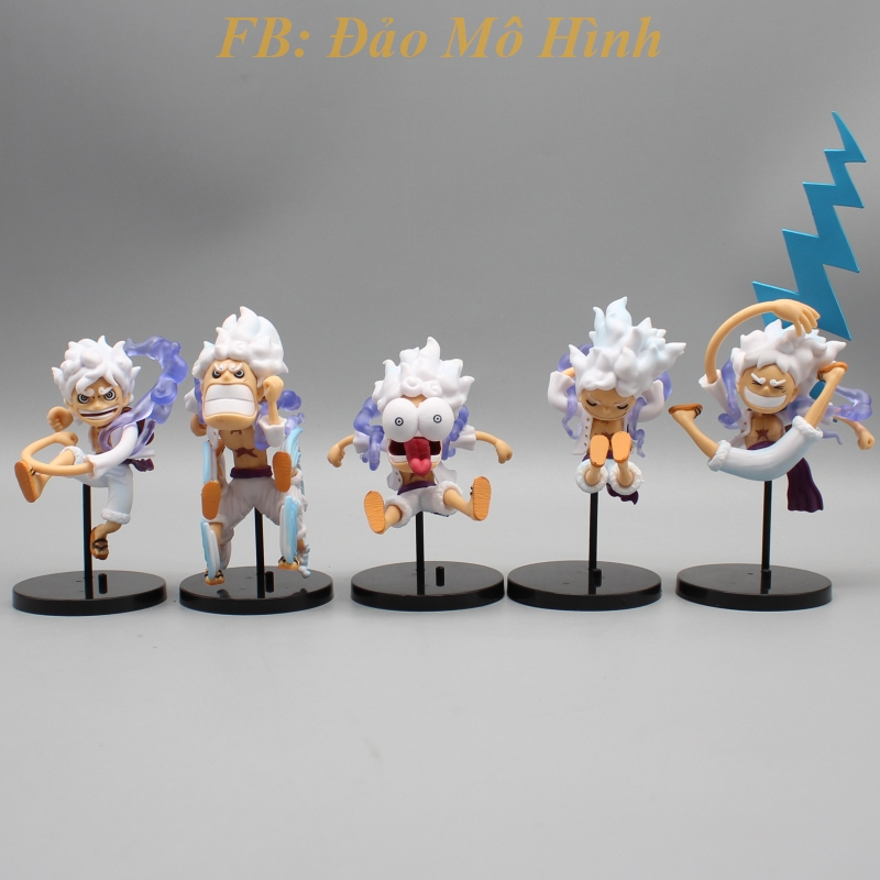 [HÀNG SẴN] Mô Hình 5 Mẫu Luffy Gear 5 Chibi Siêu Nét, Figure Luffy - Mô Hình One Piece
