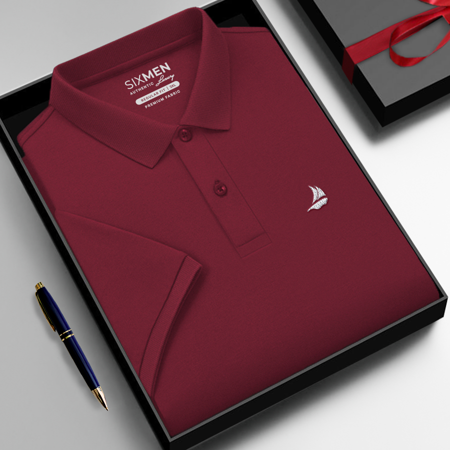 BASOR - Polo SIXMEN vải cá sấu cotton CVC Thoáng mát