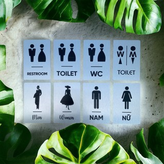 Bảng toilet, WC, Nhà vệ sinh