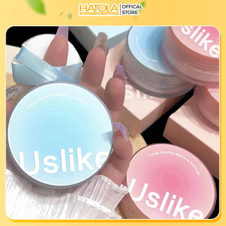 Phấn phủ kiềm dầu USLIKE dạng bột siêu mịn màu tự nhiên phấn trang điểm HATOLA