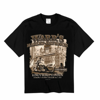 Áo thun local brand cổ tròn Uncle M cotton 100% nam nữ Unisex in lụa trame - Harley tee