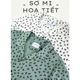 Áo sơ mi nam nữ cao cấp heart ccs62 by coccach