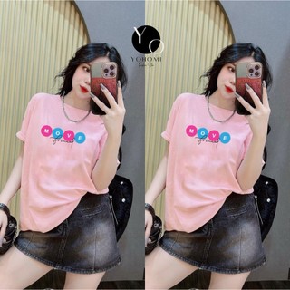 Áo thun thái nữ from vừa cổ tròn nhiều màu bao đẹp YOHOMI mã MOVE
