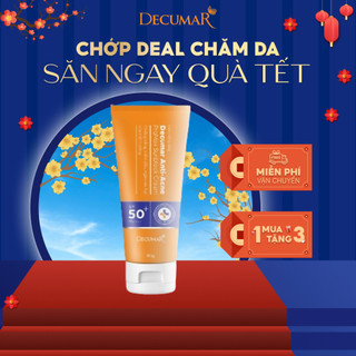 Kem Chống Nắng Ngăn Sạm Nám, Ngừa Thâm Mụn Decumar ProMax Sunblock Cream 50g