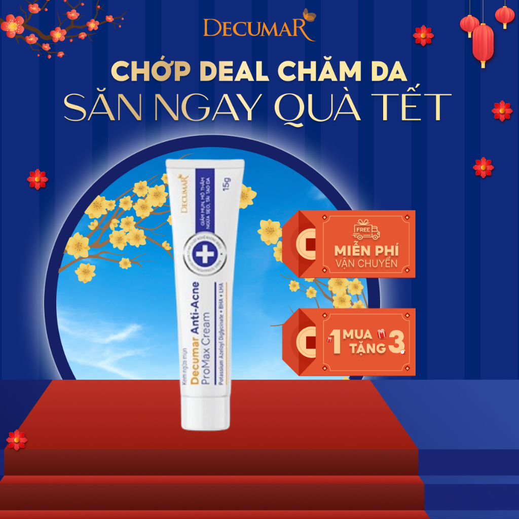 Kem Chấm Mụn Promax Ngừa Mụn, Giảm Sưng Đỏ Decumar ProMax Anti - Ance Cream 7g