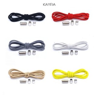 KAYFIA - Dây Giày Co Giãn 100cm, size 0.3mm Có Vòng Kim Loại Điều Chỉnh , thời trang  thông minh- KAYFIA