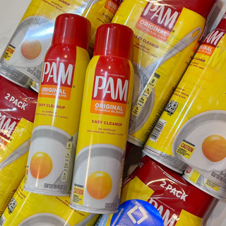  PAM 12 oz   ~ 1200 lần xịt     chai mới   Dầu Ăn Kiêng 0 calories Dạng Xịt hạt cải Pam original 12 oz 