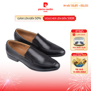 Giày tây nam Pierre Cardin không dây, chất liệu da bò thật cao cấp - PCMFWLF 745