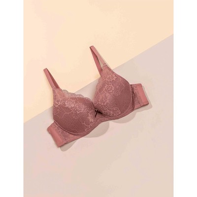 Áo lót nữ ren A10-29902, cúp xéo, có gọng, mút dày