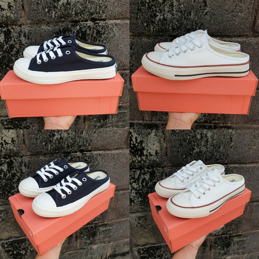 Giày Converse Đạp Gót - Giày Sục Converse Tặng Kèm Hộp