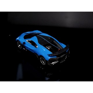 Xe Mô Hình Bugatti Centodieci 1:64 MiniGT ( Blu Bugatti LHD )